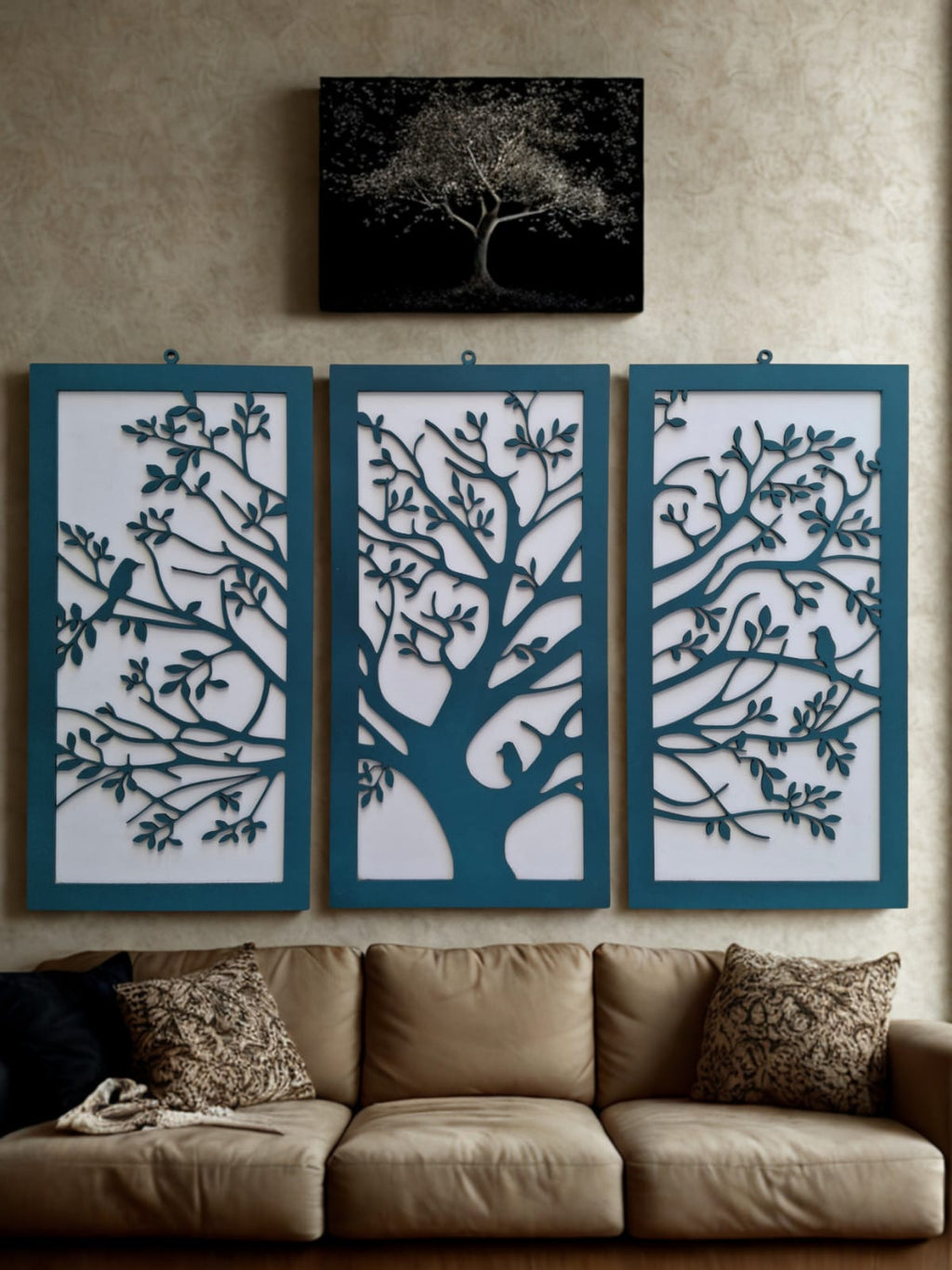3 Panel Tree Wall Art