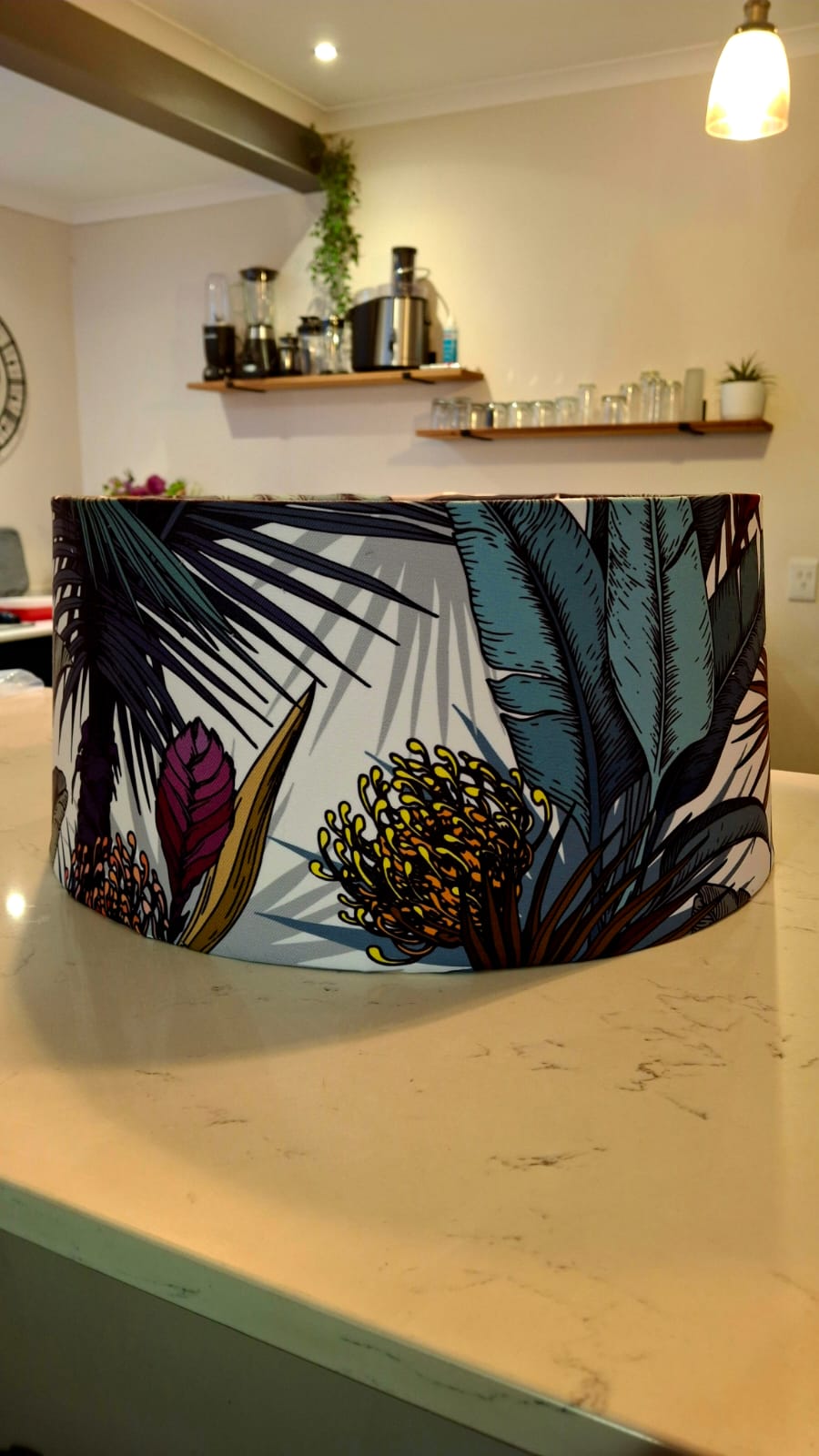 Tropical Palm Lampshade 21cm