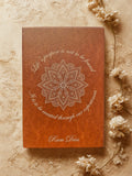 Journal Brown Tan Ram Dass Quote