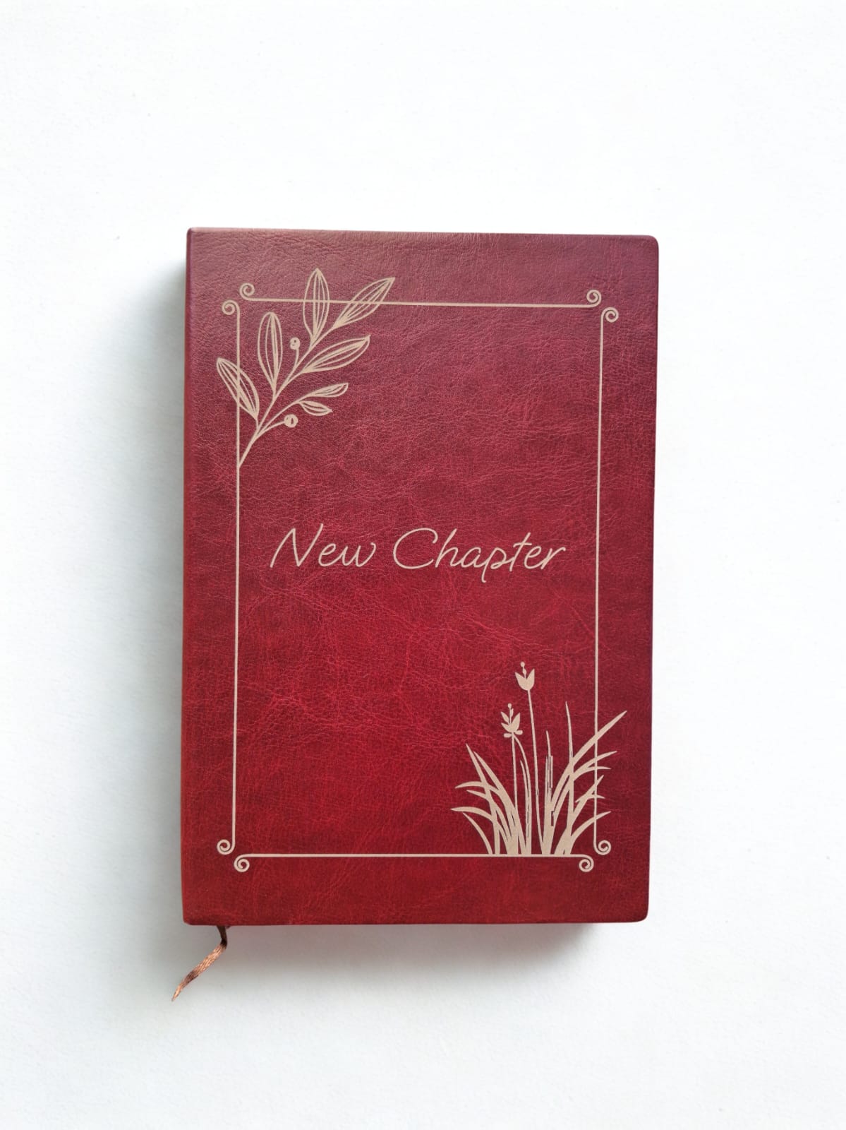 Journal Red tan with New Chapter