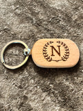Monogram keychain