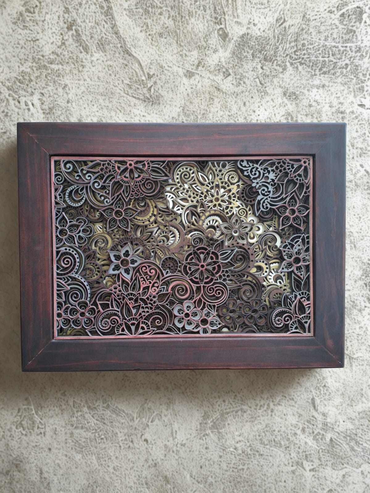 Layered Vintage Flower