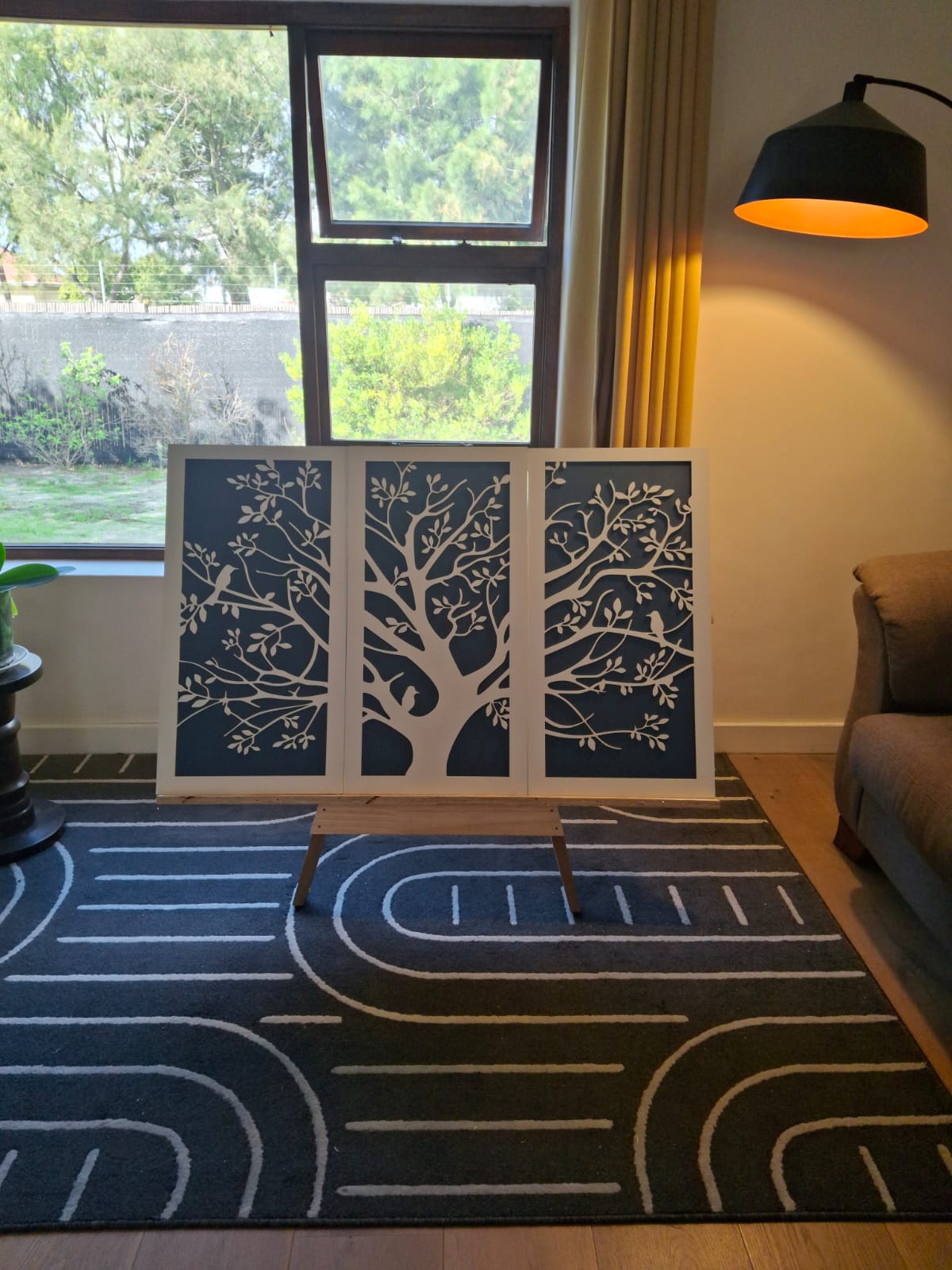 3 Panel Tree Wall Art