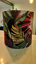 Dark Exotic Rainforest Lampshade - Medium