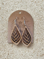 Wind carved Leaf Drops